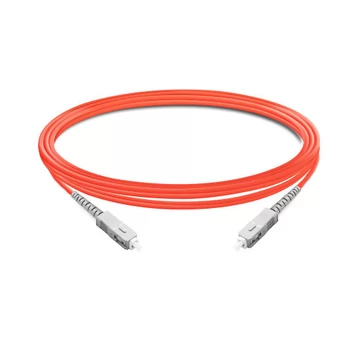 Câble fibre optique SC UPC à SC UPC PVC (OFNR) multimode Simplex OM1 de 3 m (1 pi)