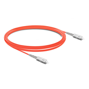 1m (3ft) Simplex OM1 Multimode SC UPC to SC UPC PVC (OFNR) Fiber Optic Cable