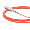 Câble fibre optique SC UPC à SC UPC PVC (OFNR) multimode Simplex OM5 de 16 m (1 pi)