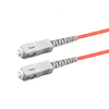 1m (3ft) Simplex OM1 Multimode SC UPC to SC UPC PVC (OFNR) Fiber Optic Cable