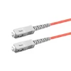 Cable de fibra óptica de 5 m (16 pies) Simplex OM1 multimodo SC UPC a SC UPC PVC (OFNR)