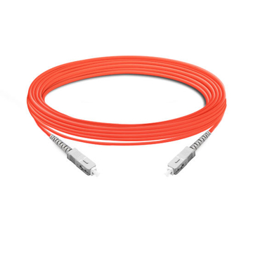 10m (33ft) Simplex OM1 Multimode SC UPC to SC UPC PVC (OFNR) Fiber Optic Cable