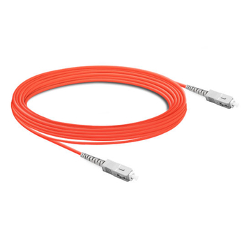 10m (33ft) Simplex OM1 Multimode SC UPC to SC UPC PVC (OFNR) Fiber Optic Cable