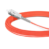 Câble fibre optique SC UPC à SC UPC PVC (OFNR) multimode Simplex OM10 de 33 m (1 pi)