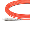 Cabo de fibra ótica de 7 m (23 pés) Simplex OM1 SC UPC para SC UPC PVC (OFNR) multimodo