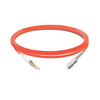 1m (3ft) Simplex OM1 Multimode LC UPC to SC UPC PVC (OFNR) Fiber Optic Cable