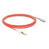 5 m (16 pies) Simplex OM1 Multimodo LC UPC a SC UPC Cable de fibra óptica PVC (OFNR)