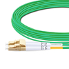 10m (33ft) Duplex OM5 Multimode LC UPC to LC UPC PVC (OFNR) Fiber Optic Cable