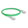 Câble à fibre optique duplex OM2 multimode SC UPC vers SC UPC LSZH de 7 m (5 pi)