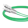 Cable de fibra óptica de 5 m (16 pies) dúplex OM5 multimodo SC UPC a SC UPC PVC (OFNR)
