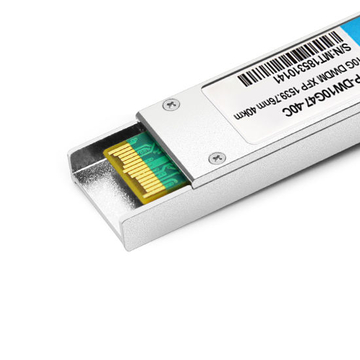 Extremes DWDM-XFP-39.76-kompatibles 10G DWDM XFP 100GHz 1539.76 nm 40 km LC SMF DDM-Transceiver-Modul