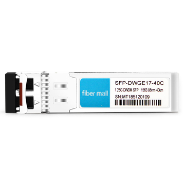 Brocade 1G-SFP-ZRD-1563.86 Kompatibles 1.25 G DWDM SFP C17 100 GHz 1563.86 nm 40 km LC SMF DDM-Transceiver-Modul