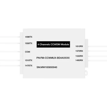 Passives CCWDM-Einzelfaser-Wellenlängen-Mux-Aluminium-Box-Modul 4CH 8 Wellenlängen (TX: 1xx0/1xx0/1xx0/1xx0nm RX: 1xx0/1xx0/1xx0/1xx0nm)