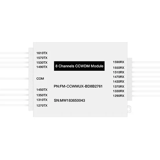 CCWDM Single Fiber Mux 8CH 16Wavelengths Side B  | FiberMall