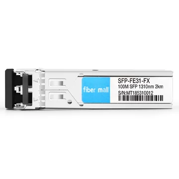 HPE H3C JF833A متوافق مع 100Base FX SFP 1310nm 2km LC MMF DDM وحدة الإرسال والاستقبال