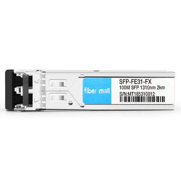 Juniper SRX-SFP-FE-FX Compatible 100Base FX SFP 1310nm 2km LC MMF DDM Transceiver Module