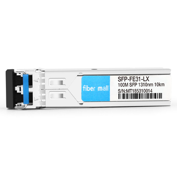 Cisco GLC-FE-100LX =互換性のある100BaseLX SFP 1310nm 10km LC SMFDDMトランシーバモジュール