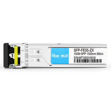 HPE H3C JD091A Compatible 100Base ZX SFP 1550nm 80km LC SMF DDM Transceiver Module
