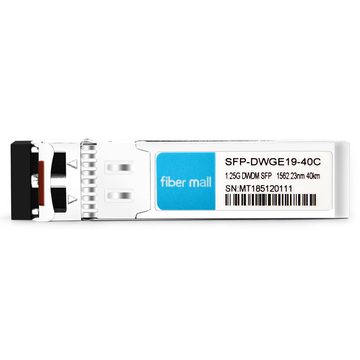 Brocade 1G-SFP-ZRD-1562.23 Compatível 1.25G DWDM SFP C19 100GHz 1562.23nm 40km LC SMF DDM Transceiver Module