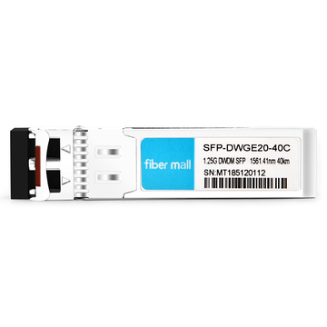 Brocade 1G-SFP-ZRD-1561.41 Compatível 1.25G DWDM SFP C20 100GHz 1561.41nm 40km LC SMF DDM Transceiver Module