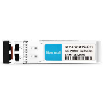 Brocade 1G-SFP-ZRD-1558.17 Compatible 1.25G DWDM SFP C24 100GHz 1558.17nm 40km LC SMF DDM Módulo transceptor