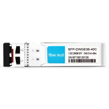 익스트림 DWDM-SFP1G-48.51 호환 1.25G DWDM SFP C36 100GHz 1548.51nm 40km LC SMF DDM 트랜시버 모듈