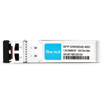 H3C DWDM-SFP1G-43.73-40 Compatible 1.25G DWDM SFP C42 100GHz 1543.73nm 40km LC SMF DDM Transceiver Module
