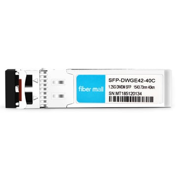 H3C DWDM-SFP1G-43.73-40 совместимый 1.25G DWDM SFP C42 100 ГГц 1543.73 нм 40 км LC SMF DDM модуль приемопередатчика