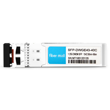 Brocade 1G-SFP-ZRD-1542.93 Kompatibles 1.25 G DWDM SFP C43 100 GHz 1542.93 nm 40 km LC SMF DDM-Transceiver-Modul