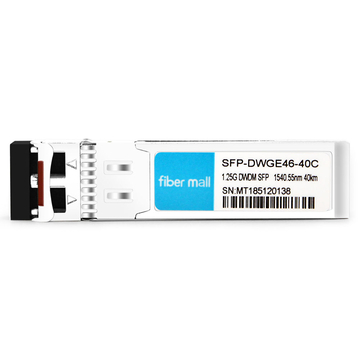 Brocade 1G-SFP-ZRD-1540.55 Kompatibles 1.25 G DWDM SFP C46 100 GHz 1540.55 nm 40 km LC SMF DDM-Transceiver-Modul