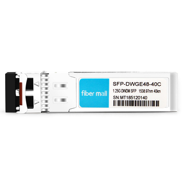 Brocade 1G-SFP-ZRD-1538.97 Kompatibles 1.25 G DWDM SFP C48 100 GHz 1538.97 nm 40 km LC SMF DDM-Transceiver-Modul