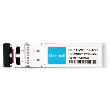 Brocade 1G-SFP-ZRD-1535.82 Kompatibles 1.25 G DWDM SFP C52 100 GHz 1535.82 nm 40 km LC SMF DDM-Transceiver-Modul