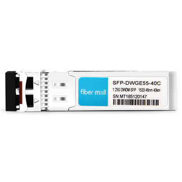 Brocade 1G-SFP-ZRD-1533.46 호환 1.25G DWDM SFP C55 100GHz 1533.46nm 40km LC SMF DDM 트랜시버 모듈