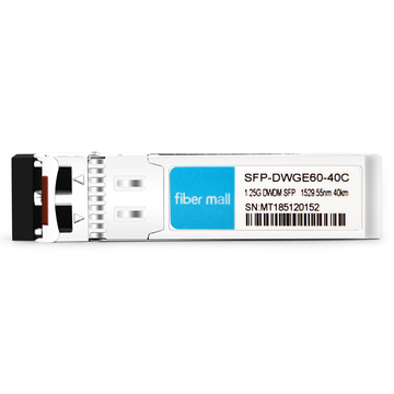 Brocade 1G-SFP-ZRD-1529.55 Compatible 1.25G DWDM SFP C60 100GHz 1529.55nm 40km LC SMF DDM Módulo transceptor