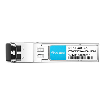 SFP-FG31-LX 100Base LX SGMII SFP 1310nm 10km LC SMF DDM トランシーバ モジュール（ギガビット イーサネット ポート用）