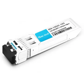 SDI-12G31-10C 12 Gbit / s MSA 1310 nm 10 km LC SMF DDM Sender und Empfänger Video Pathologische Muster Transceiver-Modul für SD-SDI / HD-SDI / 12G SDI