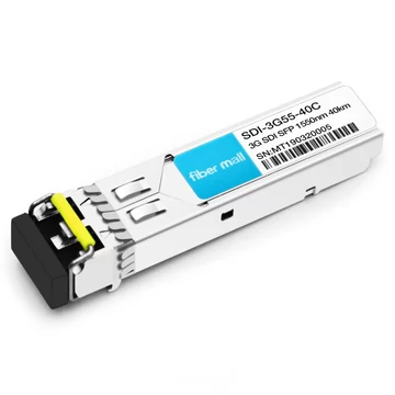 3G MSA SDI Video SFP+ 1550nm 40km Transceiver | FiberMall