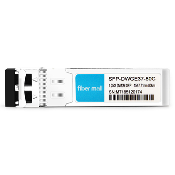 Cisco DWDM-SFP-4771-80 Compatible 1.25G DWDM SFP C37 100GHz 1547.71nm 80km LC SMF DDM Transceiver Module