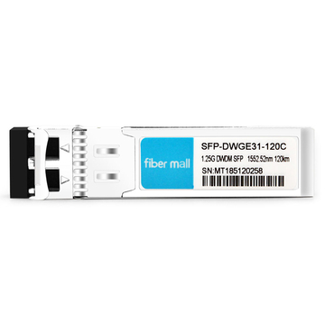 화웨이 DWDM-SFPGE-1552-52 호환 1.25G DWDM SFP C31 100GHz 1552.52nm 120km LC SMF DDM 트랜시버 모듈