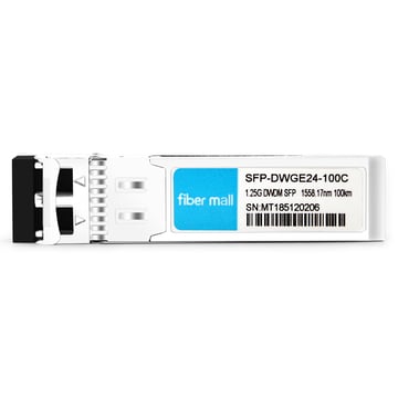 Cisco DWDM-SFP-5817 متوافق مع 1.25G DWDM SFP C24 100 جيجاهرتز 1558.17 نانومتر 100 كم LC SMF DDM وحدة الإرسال والاستقبال