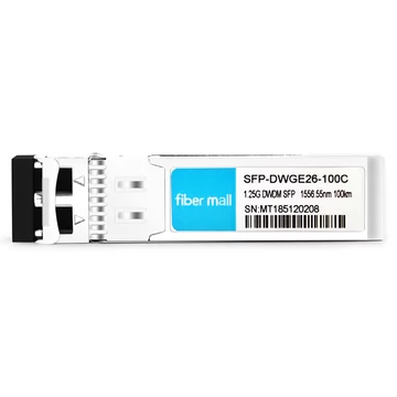 Cisco DWDM-SFP-5655 対応 1.25G DWDM SFP C26 100GHz 1556.55nm 100km LC SMF DDM トランシーバー モジュール