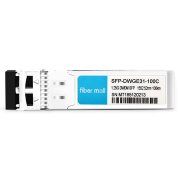 Módulo Transceptor Cisco DWDM-SFP-5252 Compatível 1.25G DWDM SFP C31 100GHz 1552.52nm 100km LC SMF DDM