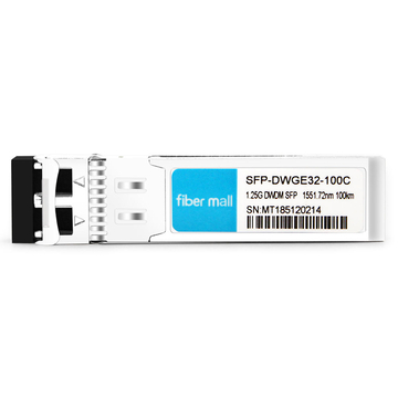 SFP-DWGE32-100C 1.25 G DWDM SFP C32 100 GHz 1551.72 nm 100 km LC SMF DDM-Transceiver-Modul