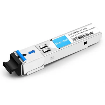 SFP-GE34-BX10S 1000Base BX BIDI SFP TX1310nm / RX1490nm 10 км SC SMF DDM модуль приемопередатчика