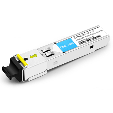 SFP-GE53-BX40S 1000Base BX BIDI SFP TX1550nm / RX1310nm Módulo transceptor SC SMF DDM de 40 km