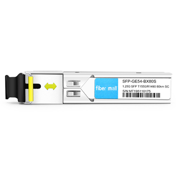 SFP-GE54-BX80S 1000Base BX BIDI SFP TX1550nm / RX1490nm 80 km SC SMF DDM-Transceiver-Modul