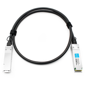 Cable de conexión directa de cobre QSFP845402 a QSFP21 compatible con HPE BladeSystem 0.5-B1.6 de 100 m (28 pies) 28G