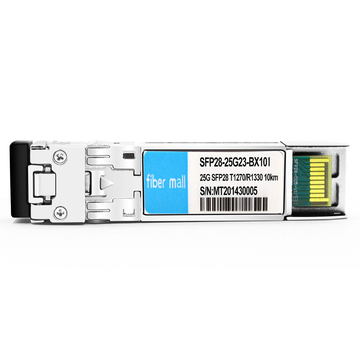 Arista Networks SFP-25G-BXU-I-kompatibles 25G BX BIDI SFP28 TX1270nm / RX1330nm 10 km LC SMF DDM-Transceiver-Modul