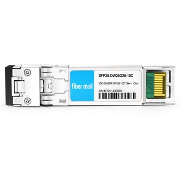 SFP28-DW25G25-10C 25G DWDM SFP28 C25 100 GHz 1557.36 nm 10 km LC SMF DDM-Transceiver-Modul