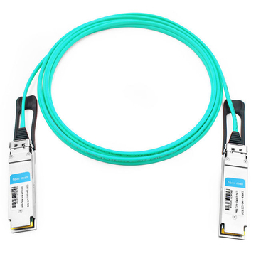 Brocade QSFP28-100G-AOC50M Compatible 50m (164ft) 100G QSFP28 to QSFP28 Active Optical Cable